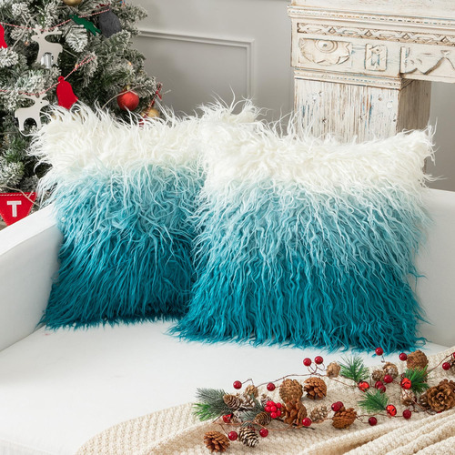 Fundas De Almohada Kevin Textile De Piel Sintética, 2 Unidad