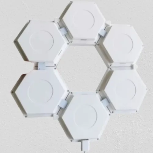Set Luces Led Hexagonales Inteligentes Para Hogar 6p-l