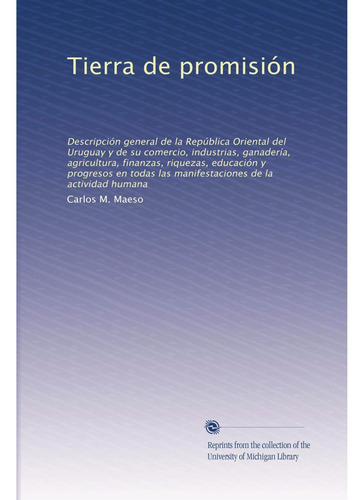 Libro: Tierra Promisión (spanish Edition)