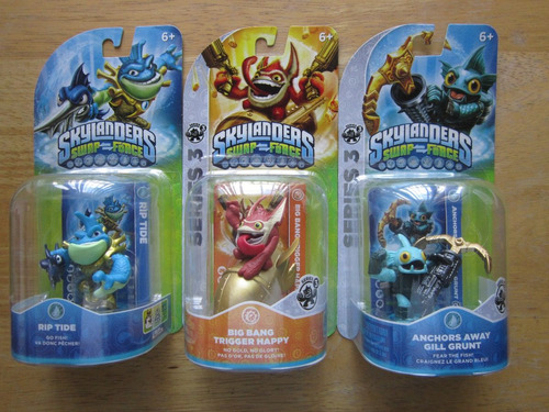 Skylanders Rip Tide Trigger Gill Grun  En 450.00 Por Los 3