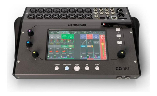Allen & Heath Cq-18t, Mezcladora Digital, 8 Salidas, Wi-fi