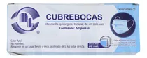 Comprar Cubrebocas Quirúrgico Tricapa Polipopileno Marca Dl C\u002F50