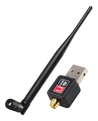 Adaptador Antena Usb 2.0 Wifi 802.11n 600mbps Receptor 5dbi