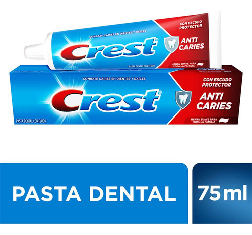 Crema Dental Crest Anti Caries 75 Ml.
