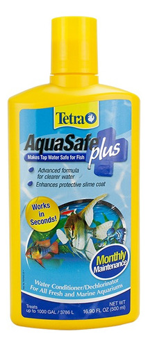 Aquasafe Plus 500ml Acondicionador Para Acuario Tropical 