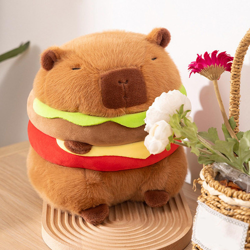 A Muñeco De Peluche De Hamburguesa, Juguete De Peluche 35cm
