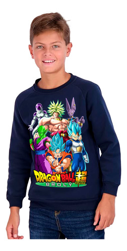 Buzos Algodón Felpa Dragon Ball Super