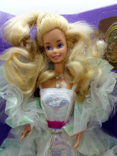 Crystal Barbie -usada Con Caja- Leer Detalles
