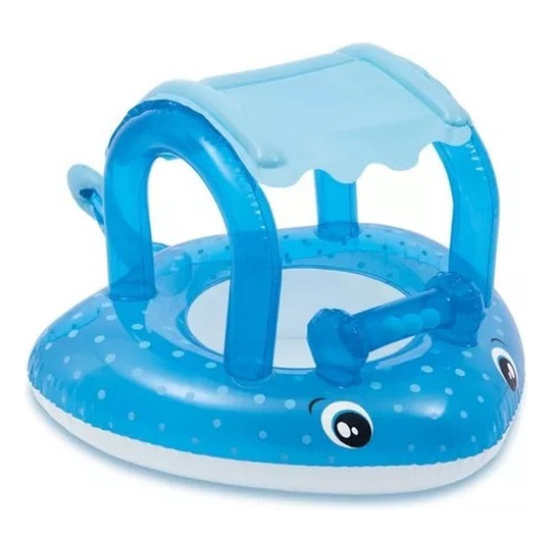 Flotador Infantil Ballena Con Techo Intex #56589