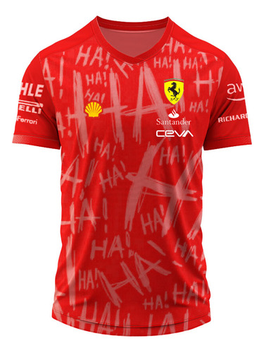 Remera F1 Leclerc Talle Especial Personalizada