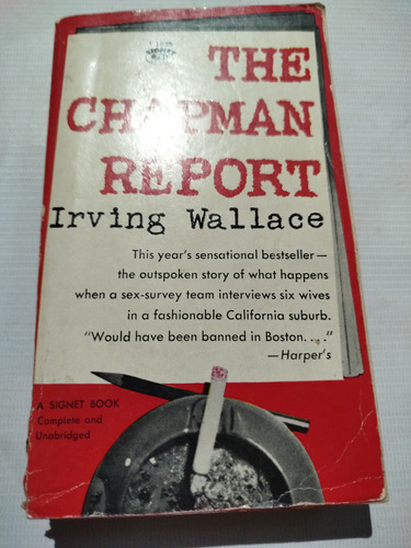 The Chapman Report Irving Wallace En Inglés 