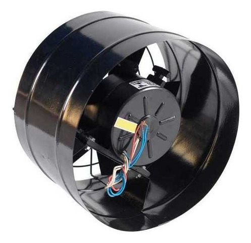 Exaustor Comercial 40cm Aço Preto Axial Parede 95w