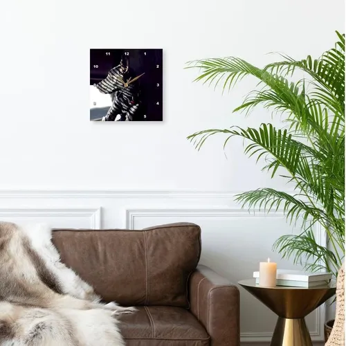 3drose Llc Dpp_809_1 Azul Great Dane 10 Por Reloj De Pared D