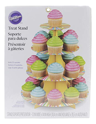 Wilton ******* Treat Soporte Rueda De Color De La Magdalena 