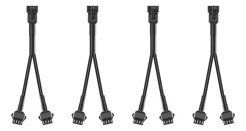 Cables De Extensión 4 Pines 101 Cm Y Divisores 2 Vías Led