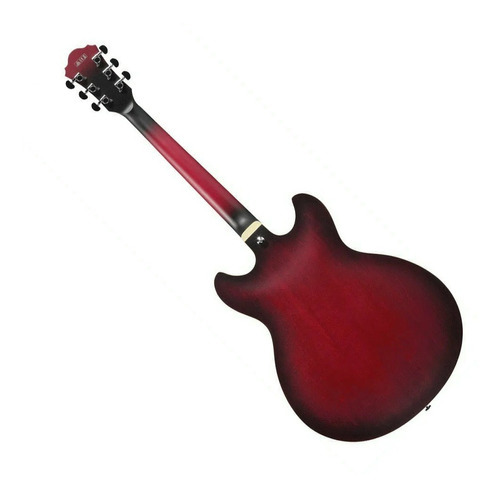Guitarra Ibanez As53 Srf Semi Acustica Sunburst Red Flat Material Do Diapasão Mahogany