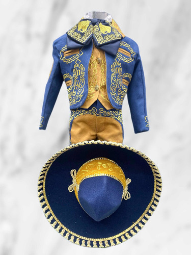 Traje De Charro Incluye Camisa Moño Ysombreros Bordado