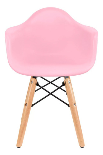 Silla Eames Infantil Con Descansabrazos - Duduk Rosa