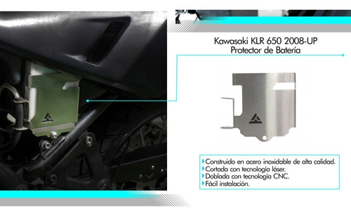 Protector Para Batería Kawasaki Klr 650 Kronoparts 