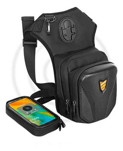 Bolsa Lateral Para Pierna De Motocicleta, Cinturón
