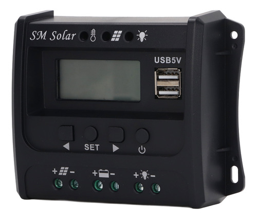 Controlador De Panel Solar De Carga Pwm De 3 Etapas