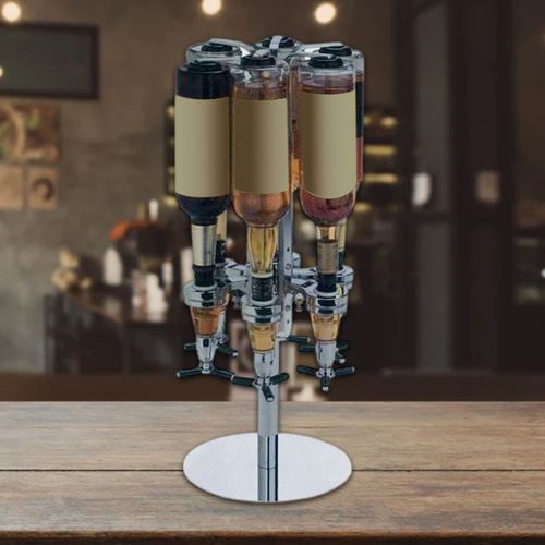 Dispensador De Licor Giratorio De 4 Botellas, Accesorios De