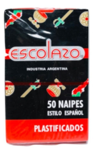 Naipes Españoles Escolazo X50 Cartas Pack X 10u
