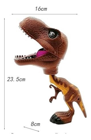Dino Cabeçudino - Mordida Do Dinossauro Com Luz E Som