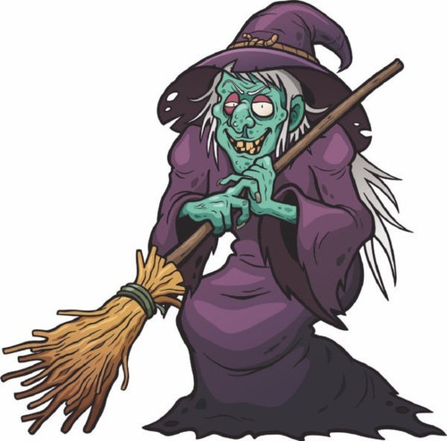 Vectores Halloween Día De Muertos Personajes Brujas V40