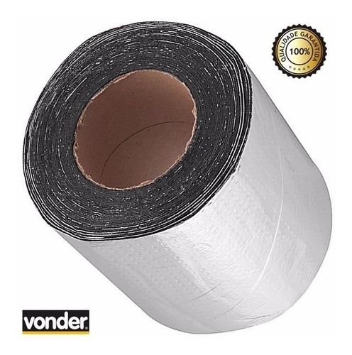 Imagem 2 de 3 de Fita Adesiva Impermeável 15cmx10m Vonder P Telhados E Calhas