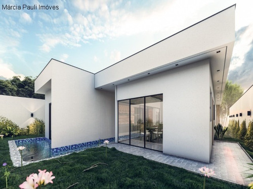 Imagem 2 de 14 de Casa A Venda Em Construção No Condomínio Terras De Jundiaí Em Jundiaí. - Ca04341 - 69935641