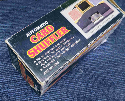 Card Shuffler Automatic Barajador Automático Vintage (Usado)