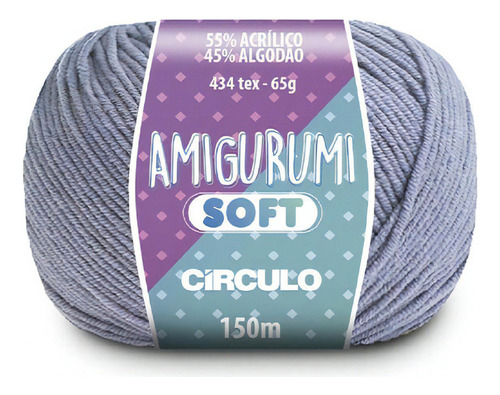 Fio Amigurumi Soft - Circulo Cor 2198 - FUMAÇA