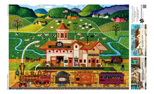 Rompecabezas Buffalo Games Charles Wysocki Fox Hill Farms