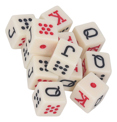 Brinquedo Interessante De Alfabeto De Dados, 12 Peças, Brinq