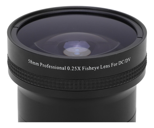 Lente Super Macro Fisheye De 58 Mm Para Dslr