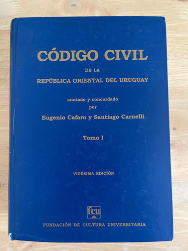 Código Civil De La República Oriental Del Uruguay
