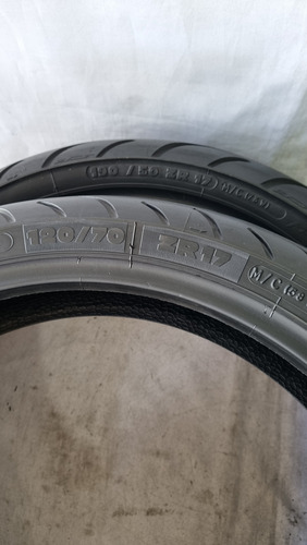 Par De Pneu Michelin Pilot 190/120 Original Usado (Usado)