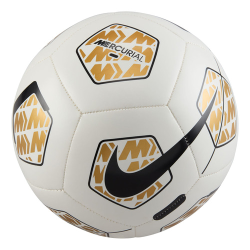 Balón De Fútbol Nike Mercurial Fade Blanco/dorado 