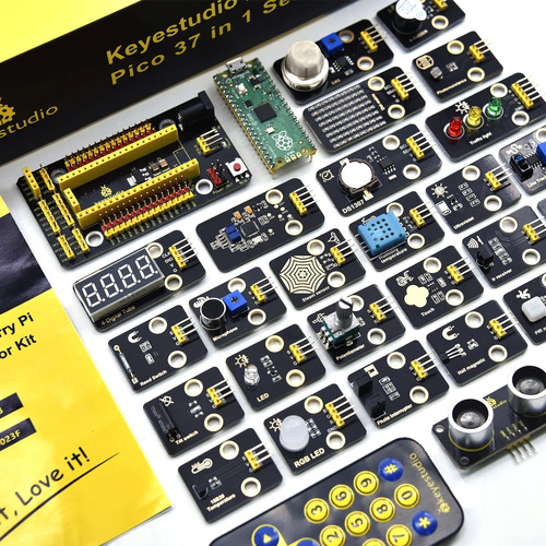 Raspberry Pi Pico - Kit De Inicio De 37 Sensores En 1 Caja, 