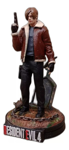 Leon S. Kennedy Resident Evil 4 - Figura De Impresion 3d