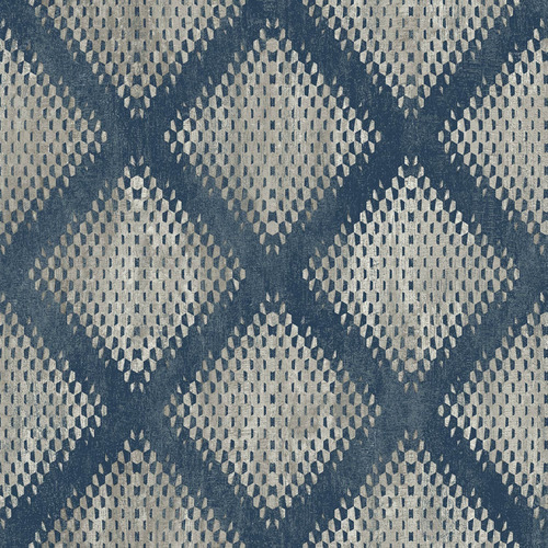 Papel De Parede Importado Nonwoven Listras Azul Escuro Azul