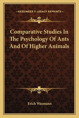 Libro Comparative Studies In The Psychology Of Ants And O...