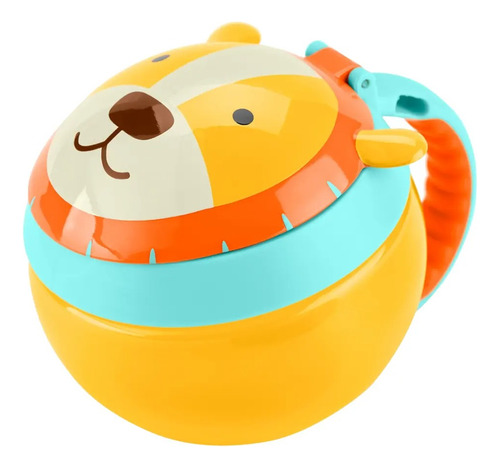 Vianda Skip Hop Zoo Infantil Para Snack Con Asa Leon +12m 