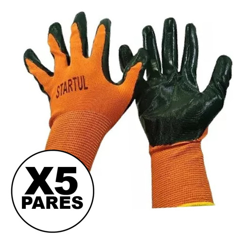 Guantes Recubierto Con Nitrilo Talla 8 Motorizado