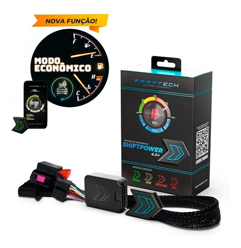 Imagem 1 de 5 de Power Shift Chip De Potência Acelerador Plug Play Bluetooth