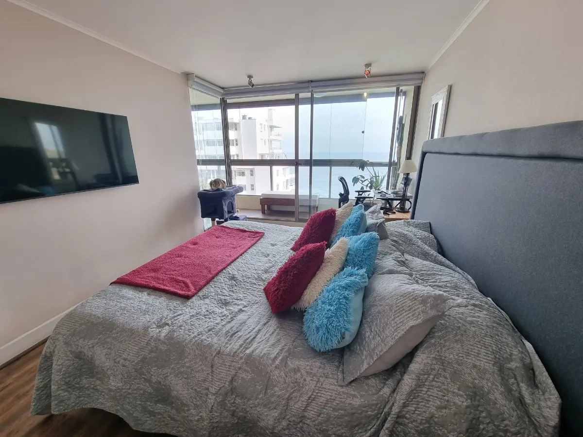 Imagen 5 de 29 de Arriendo Departamento En Costa De Montemar, Con Vista Al Mar