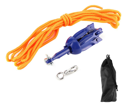 Kit De Anclaje Plegable Boat Anchor Marine, Gancho De Cuerda