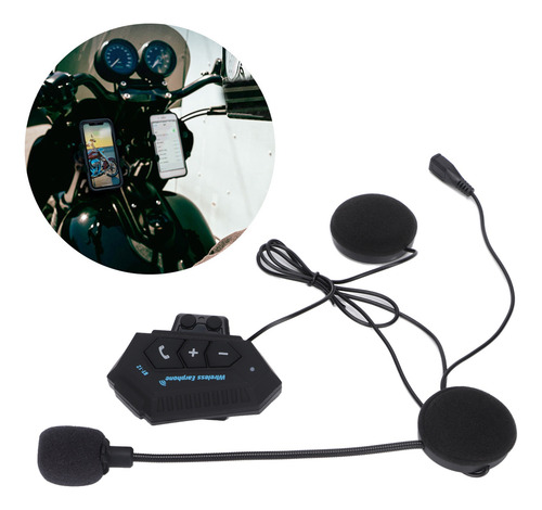 Audífonos Bluetooth Para Casco De Moto, Audífonos, Inter