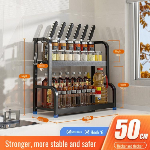 Soporte Para Botellas De Condimentos, Soporte Para Cuchillos
